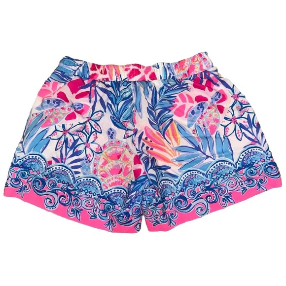 Lilly Pulitzer NWT Katia Shorts Small Resort White Rain Forest Retreat Size XXS - Picture 5 of 9